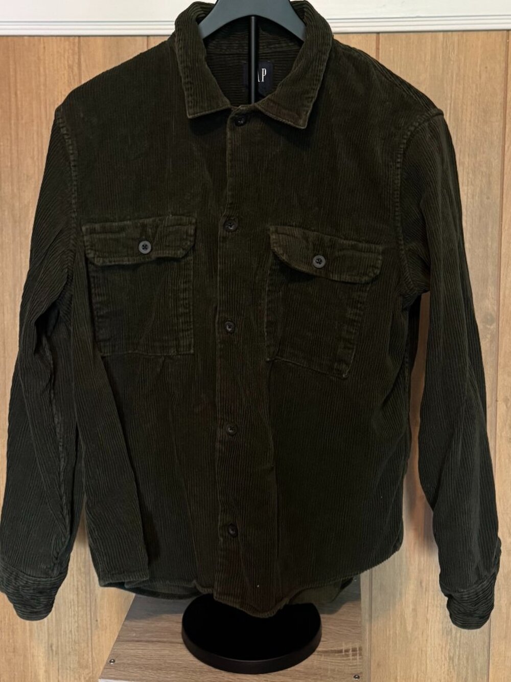 GAP Men's Corduroy “Shacket” (shirt/jacket) Olive Green Size Small NWOT